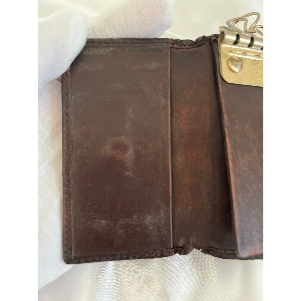GUCCI PROJECT PIECE Guccissima Leather Key Case Brown - Picture 6 of 10